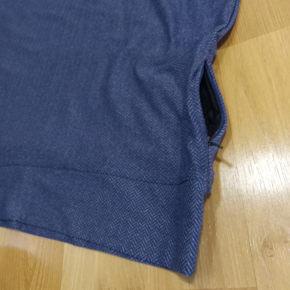 SODO Aparel Navy Performance Herringbone Hoodie *Size: Large - Picture 7 of 11